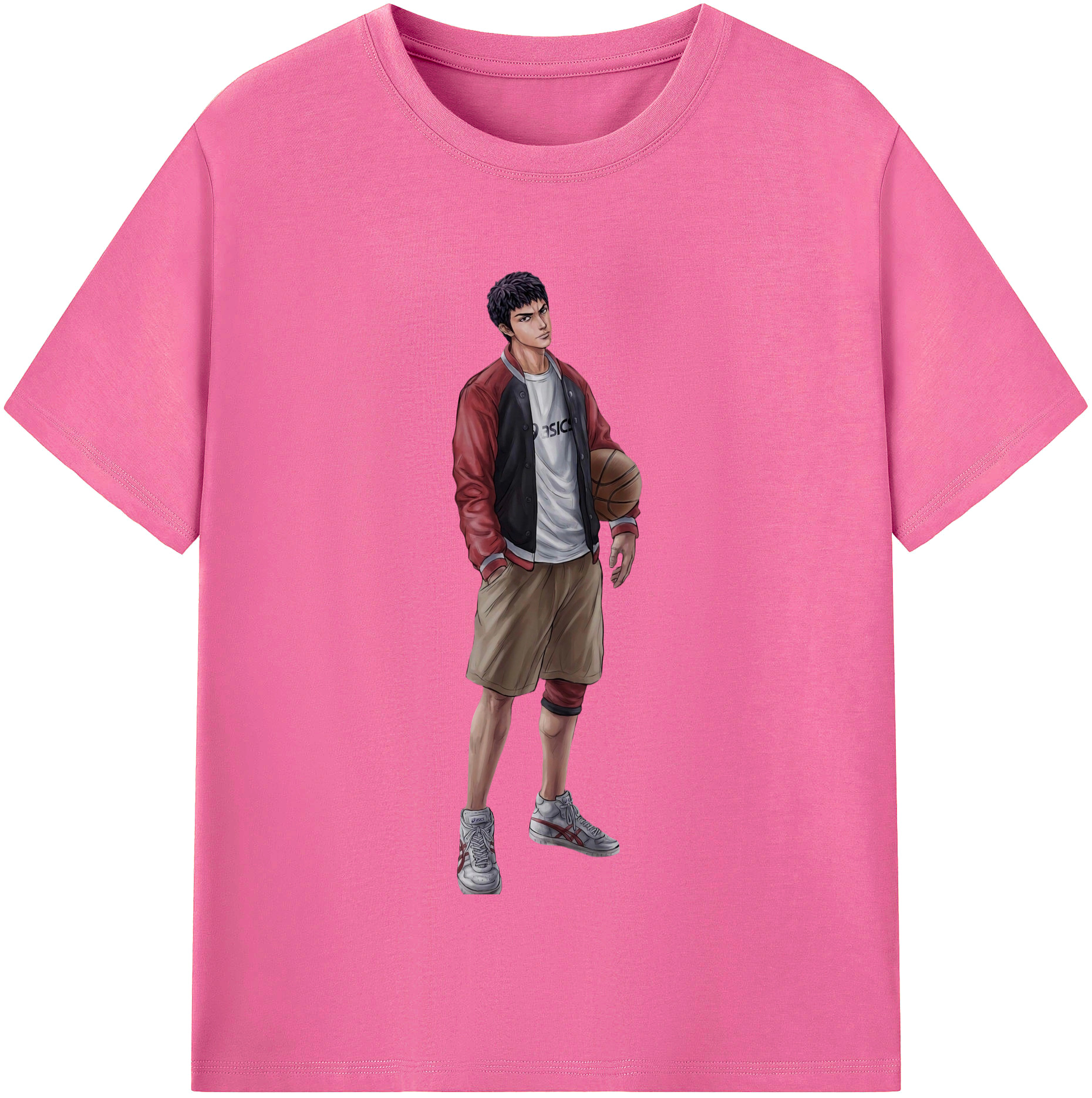 （画像用） SLAM DUNK／スラムダンク レディースカジュアルプリントTシャツ（綿100％）